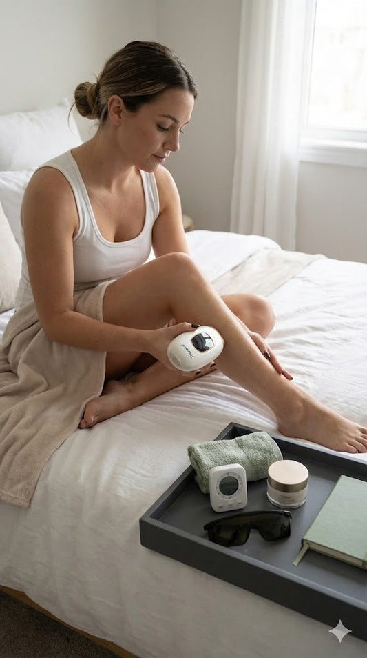 Laser em casa: 5 dicas para uma sessão de tratamento perfeita em casa